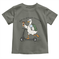 Funny Silly Goose Proctor Toddler T Shirt Off to Actively Monitor Teacher Testing Day
