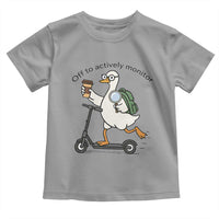 Funny Silly Goose Proctor Toddler T Shirt Off to Actively Monitor Teacher Testing Day