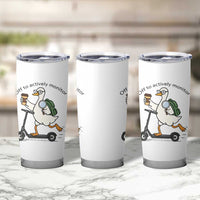 Funny Silly Goose Proctor Tumbler Cup Off to Actively Monitor Teacher Testing Day