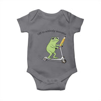 Funny Frog Teacher Testing Test Day Baby Onesie Off To Actively Monitor