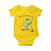 Funny Frog Teacher Testing Test Day Baby Onesie Off To Actively Monitor