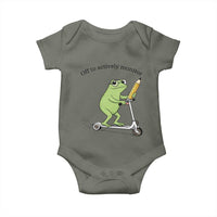 Funny Frog Teacher Testing Test Day Baby Onesie Off To Actively Monitor