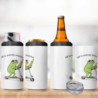 Funny Frog Teacher Testing Test Day 4 in 1 Can Cooler Tumbler Off To Actively Monitor