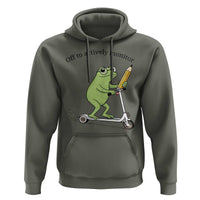 Funny Frog Teacher Testing Test Day Hoodie Off To Actively Monitor