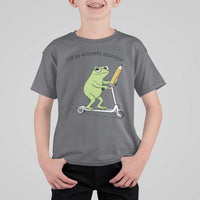 Funny Frog Teacher Testing Test Day T Shirt For Kid Off To Actively Monitor