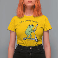 Funny Frog Teacher Testing Test Day T Shirt For Women Off To Actively Monitor