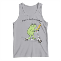 Funny Frog Teacher Testing Test Day Tank Top Off To Actively Monitor