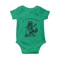 Funny Teacher Testing Day Baby Onesie Silly Raccoon Proctor Off To Actively Monitor