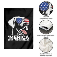 Merica Labrador Retriever Lover Garden Flag 250th Anniversary Gift