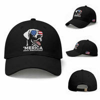 Merica Labrador Retriever Lover Baseball Cap 250th Anniversary Gift
