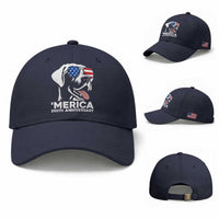 Merica Labrador Retriever Lover Baseball Cap 250th Anniversary Gift