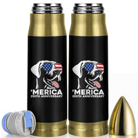 Merica Labrador Retriever Lover Bullet Tumbler 250th Anniversary Gift