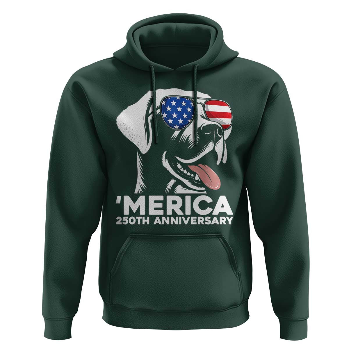 Merica Labrador Retriever Lover Hoodie 250th Anniversary Gift