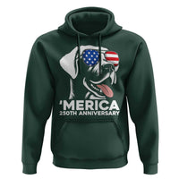Merica Labrador Retriever Lover Hoodie 250th Anniversary Gift