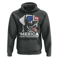 Merica Labrador Retriever Lover Hoodie 250th Anniversary Gift