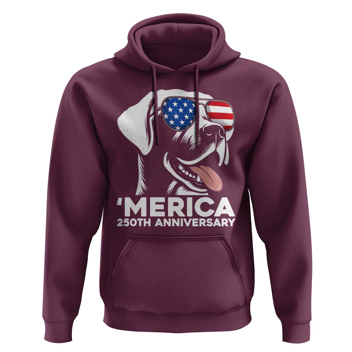 Merica Labrador Retriever Lover Hoodie 250th Anniversary Gift