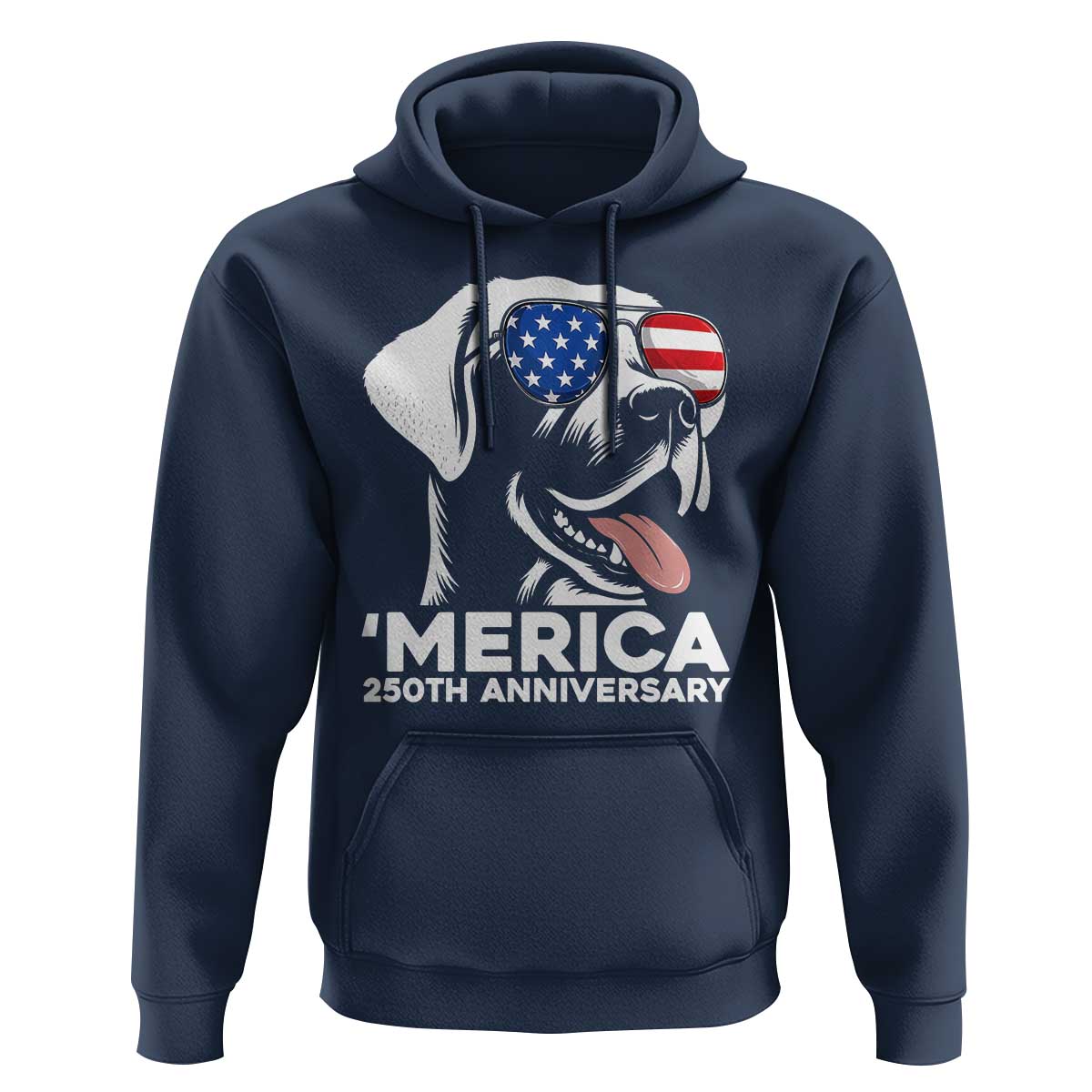Merica Labrador Retriever Lover Hoodie 250th Anniversary Gift