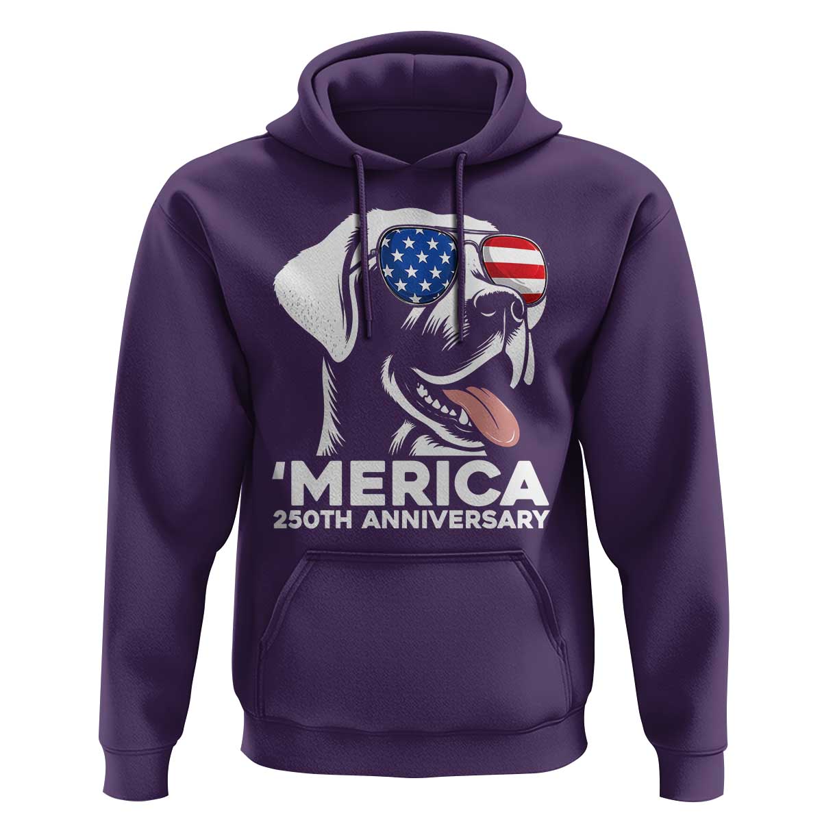 Merica Labrador Retriever Lover Hoodie 250th Anniversary Gift