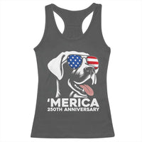 Merica Labrador Retriever Lover Racerback Tank Top 250th Anniversary Gift