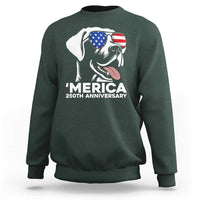 Merica Labrador Retriever Lover Sweatshirt 250th Anniversary Gift