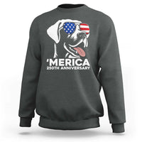 Merica Labrador Retriever Lover Sweatshirt 250th Anniversary Gift