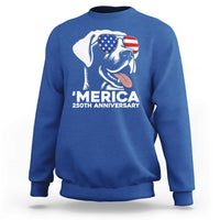 Merica Labrador Retriever Lover Sweatshirt 250th Anniversary Gift