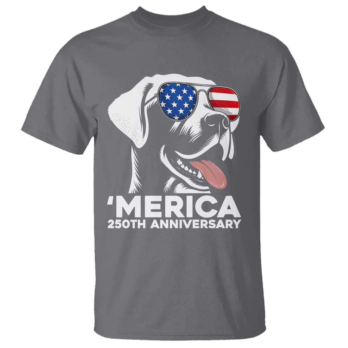 Merica Labrador Retriever Lover T Shirt 250th Anniversary Gift