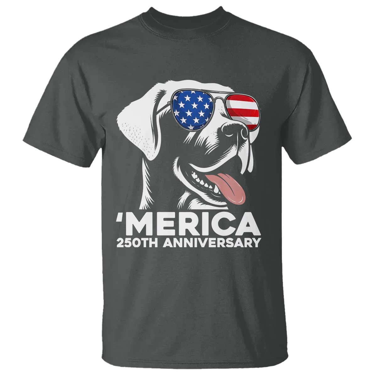 Merica Labrador Retriever Lover T Shirt 250th Anniversary Gift