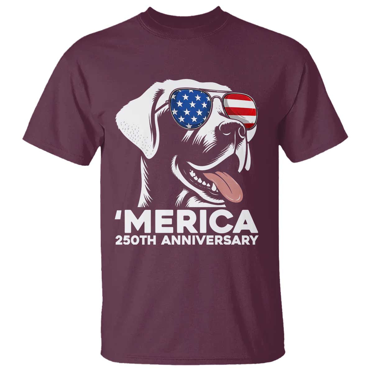 Merica Labrador Retriever Lover T Shirt 250th Anniversary Gift