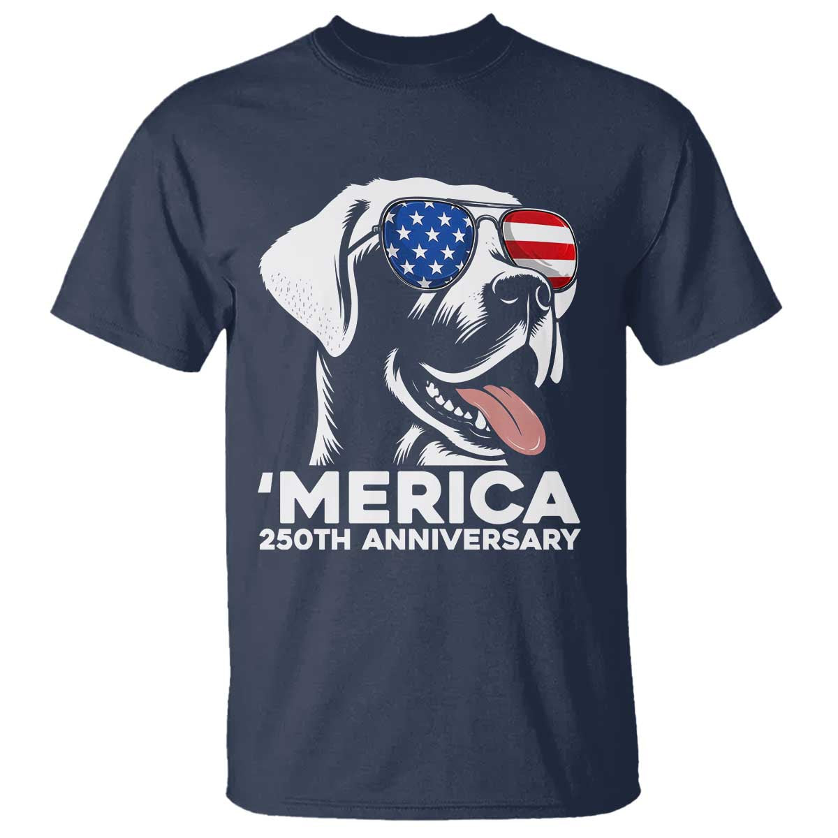 Merica Labrador Retriever Lover T Shirt 250th Anniversary Gift