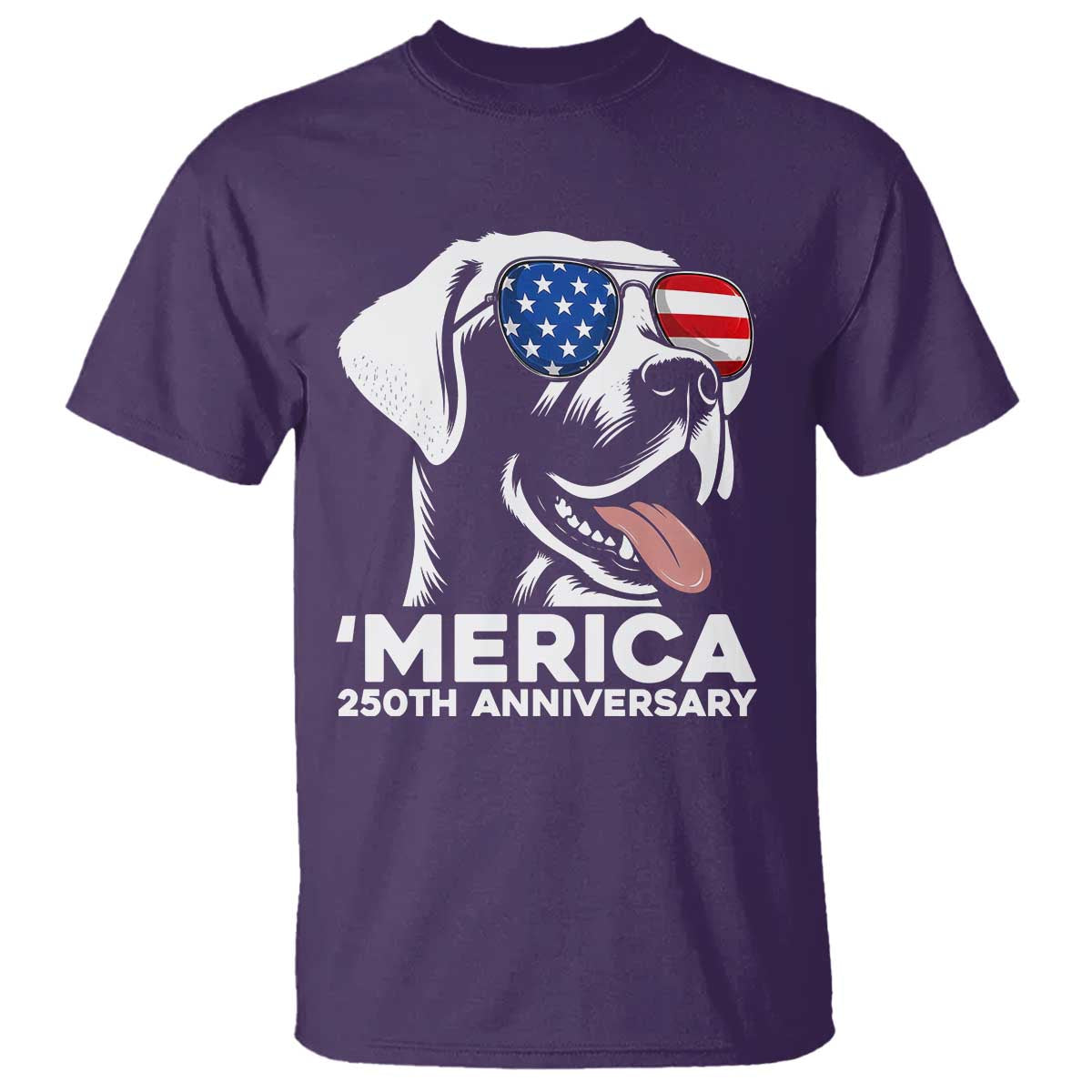 Merica Labrador Retriever Lover T Shirt 250th Anniversary Gift