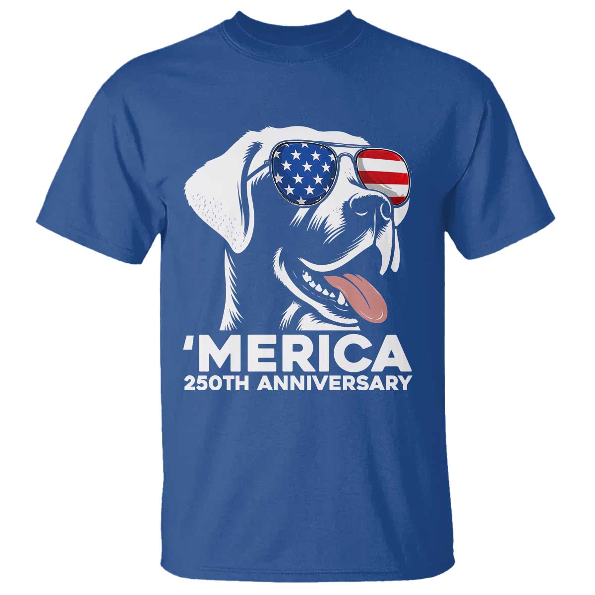 Merica Labrador Retriever Lover T Shirt 250th Anniversary Gift