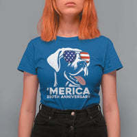 Merica Labrador Retriever Lover T Shirt For Women 250th Anniversary Gift