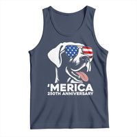Merica Labrador Retriever Lover Tank Top 250th Anniversary Gift