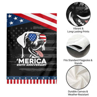 Merica Labrador Retriever Lover Patriotic Garden Flag 250th Anniversary Gift