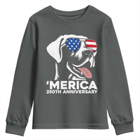 Merica Labrador Retriever Lover Youth Sweatshirt 250th Anniversary Gift