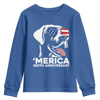 Merica Labrador Retriever Lover Youth Sweatshirt 250th Anniversary Gift