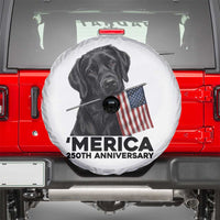 Patriotic Labrador Retriever Spare Tire Cover America 250th Anniversary Gift