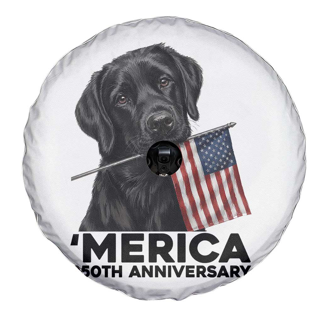 Patriotic Labrador Retriever Spare Tire Cover America 250th Anniversary Gift
