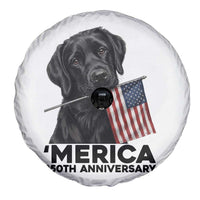Patriotic Labrador Retriever Spare Tire Cover America 250th Anniversary Gift