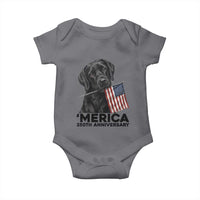 Patriotic Labrador Retriever Baby Onesie America 250th Anniversary Gift