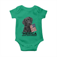 Patriotic Labrador Retriever Baby Onesie America 250th Anniversary Gift