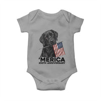 Patriotic Labrador Retriever Baby Onesie America 250th Anniversary Gift