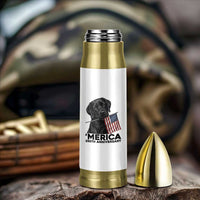 Patriotic Labrador Retriever Bullet Tumbler America 250th Anniversary Gift