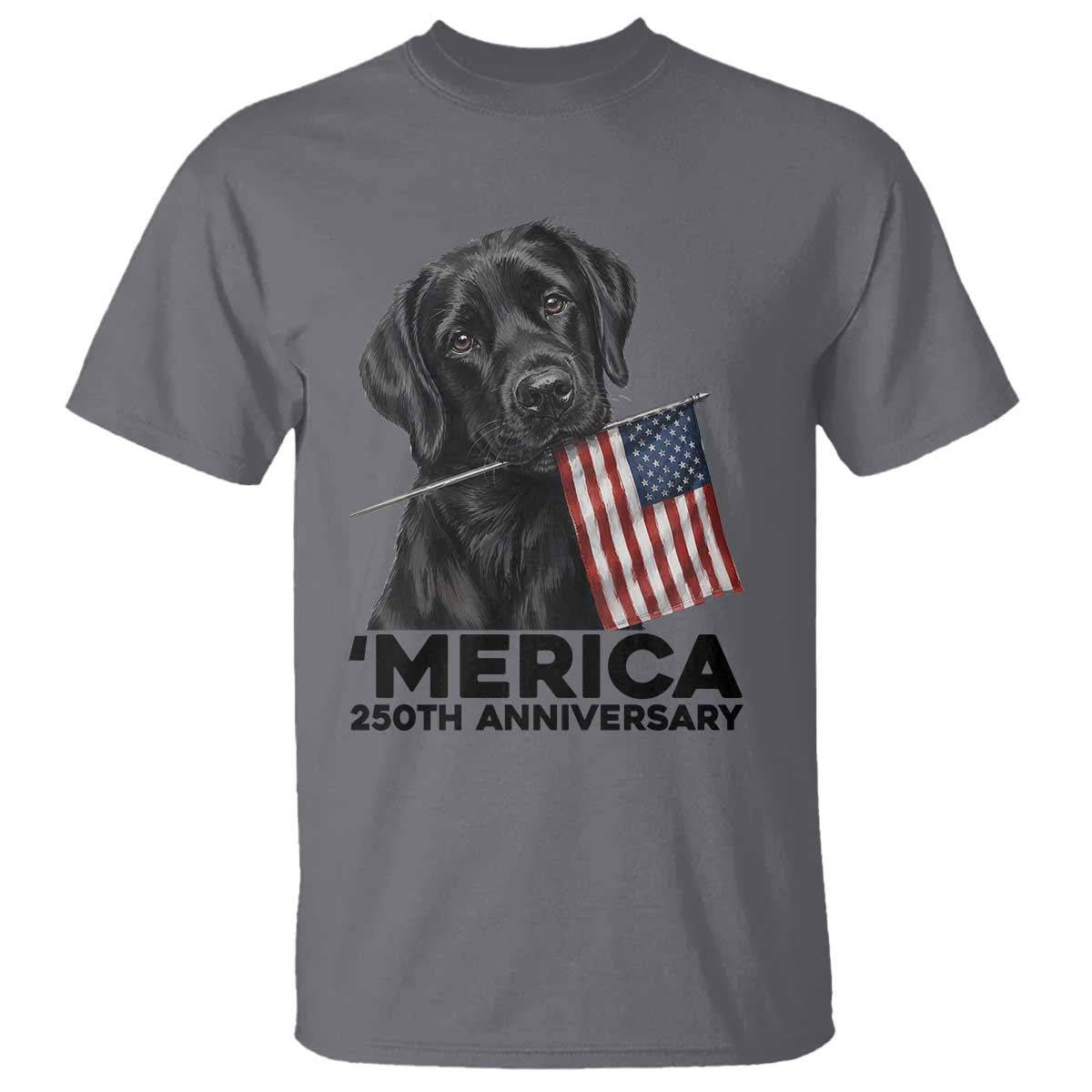 Patriotic Labrador Retriever T Shirt America 250th Anniversary Gift