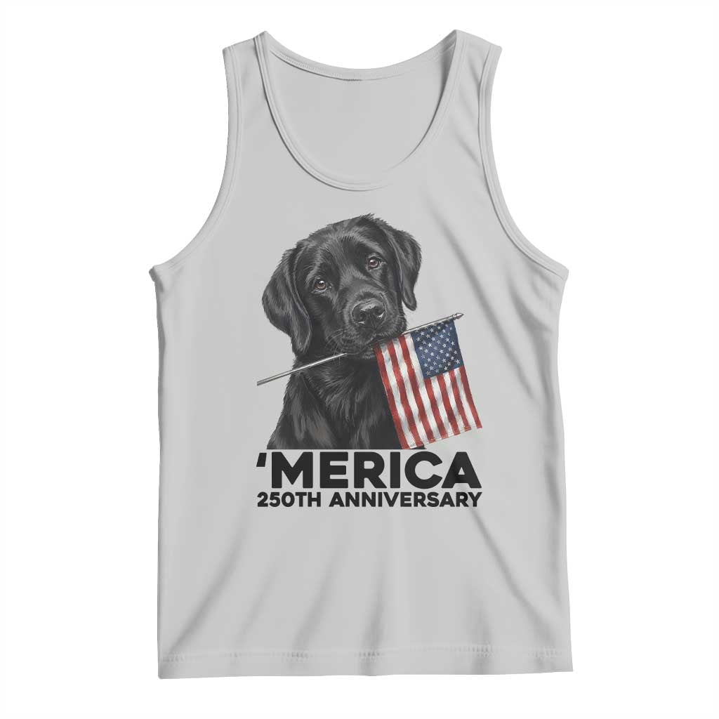 Patriotic Labrador Retriever Tank Top America 250th Anniversary Gift