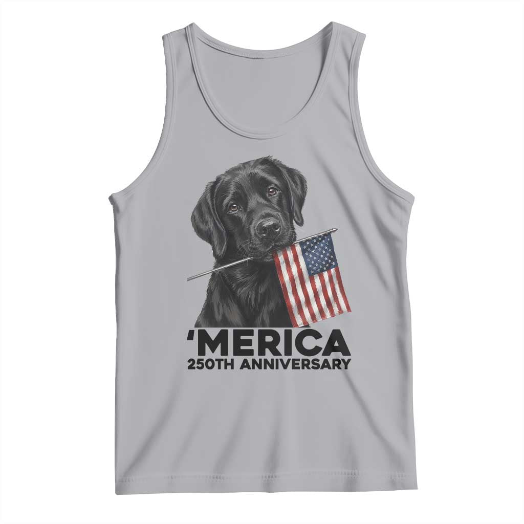 Patriotic Labrador Retriever Tank Top America 250th Anniversary Gift