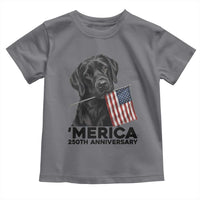 Patriotic Labrador Retriever Toddler T Shirt America 250th Anniversary Gift
