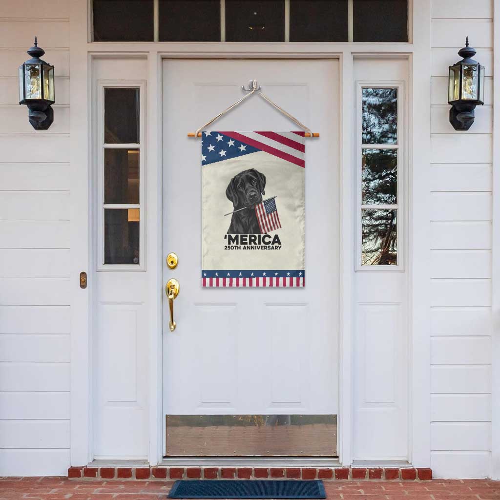 Labrador Retriever Lover Patriotic Garden Flag America 250th Anniversary Gift