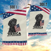 Labrador Retriever Lover Patriotic Garden Flag America 250th Anniversary Gift